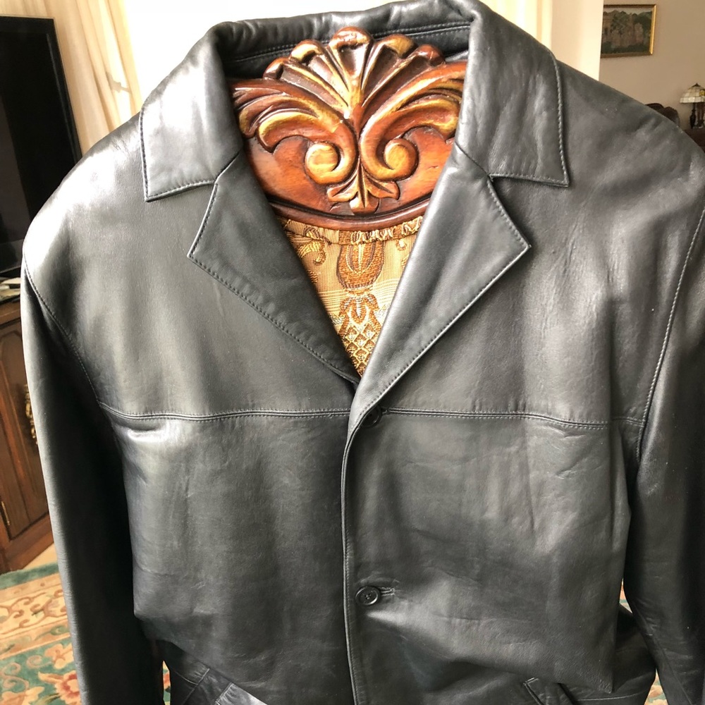 Men’s Nicole Miller leather jacket